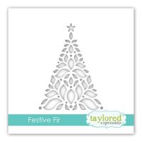 Taylored Expressions - Festive Fir Stencil