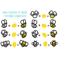 Honey Bee Stamps - Honey Cuts - Honey Bees Dies