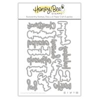 Honey Bee Stamps - Honey Cuts - Bitty Buzzwords : Holiday