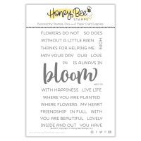 Honey Bee Stamps - Bloom Stamp Set