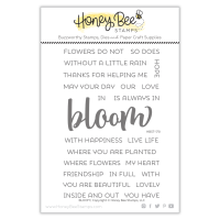 Honey Bee Stamps - Bloom Stamp Set