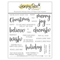 Honey Bee Stamps - Bitty Buzzwords: Holdiay