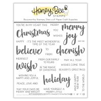 Honey Bee Stamps - Bitty Buzzwords: Holdiay