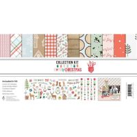 Foundations Decor/Fancy Pants Paper - Home for Christmas Collection Kit