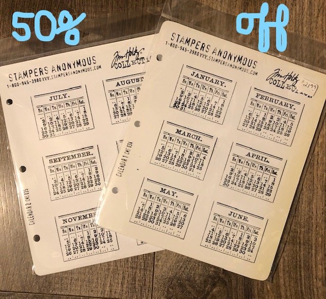 Tim Holtz Stampers Anonymous Calendar 1 & 2