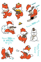 LDRS Creative - Snowball Fight Stamp Set  -