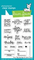 Lawn Fawn - Tiny Tag Sayings