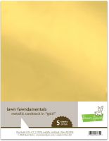 Lawn Fawn - Lawn Fawndamentals - Gold Metallic Cardstock  -