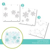 Taylored Expressions - Let It Snow Stencil