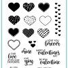 Gina K Designs - Love Heartrs Stamps