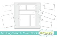 Taylored Expressions - Color Block Masking Stencil