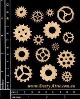 Dusty Attic - Mini Cogs 15 pack