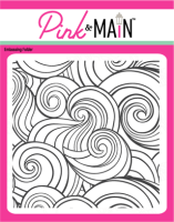 Pink & Main - Catch a Wave Embossing Folder
