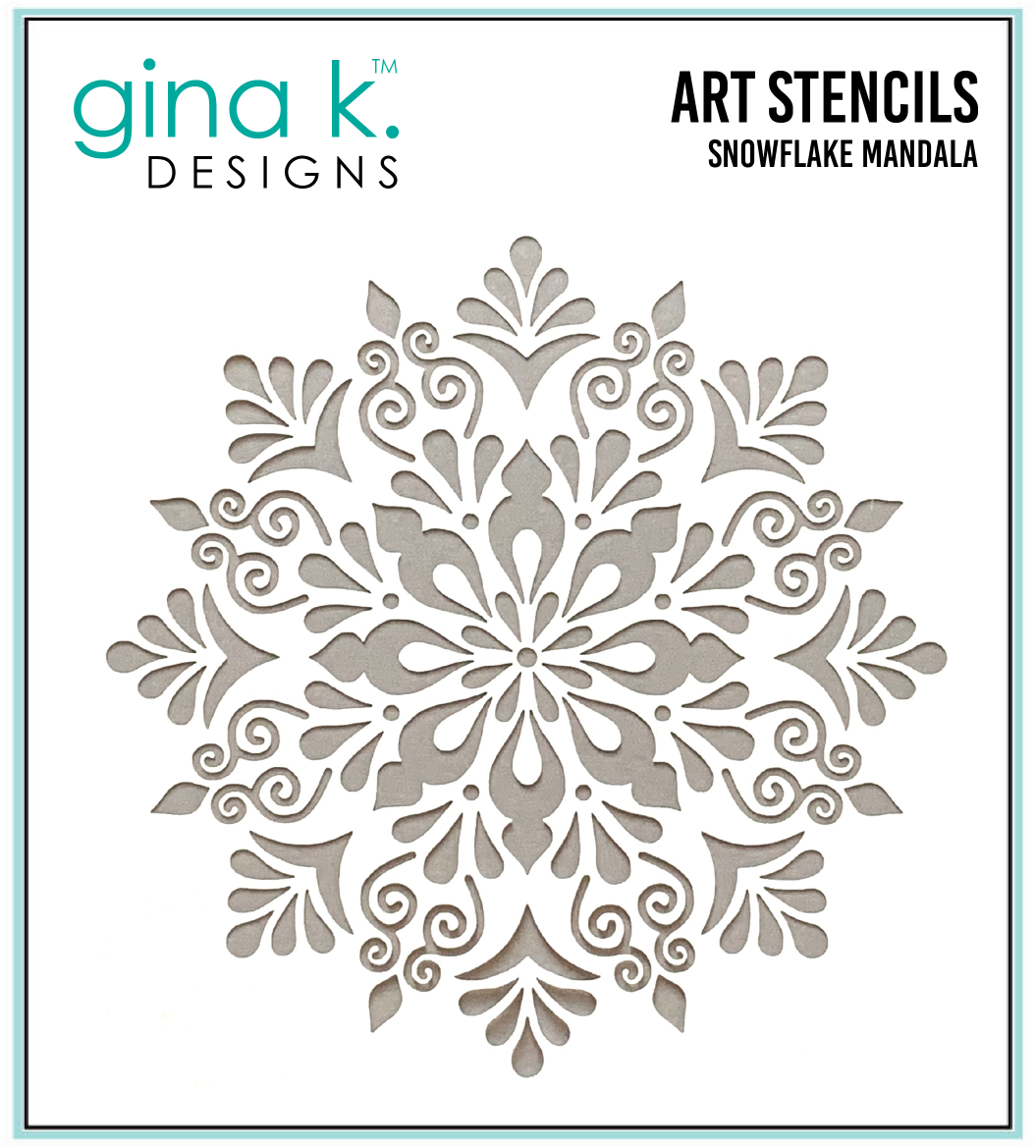 Gina K Designs - Folk Art Snowflakes - Stamp Set and Die Set