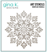 Gina K Designs - Snowflake Mandala Stencil