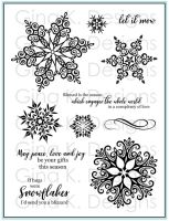 Gina K Designs - Sparkling Snowflakes Stamp Set