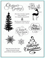 Gina K Designs - Sparkling Christmas Stamp Set