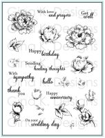 Gina K Designs - Stippled Flower Stamp Set  -