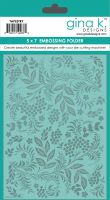 Gina K Designs - Tapestry Embossing Folder