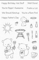 retMy Favorite Things - RETIRED Backyard BBQ Stamp Set AND Die Set