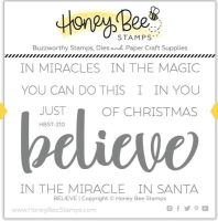 Honey Bee Stamps - Believe Stamp Set