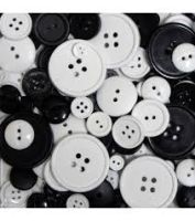 Favorite Findings Big Bag of Buttons - Tuxedo  -