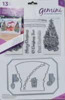 Crafters Companion - RETIRED O' Christmas Tree Stamp AND Die Set