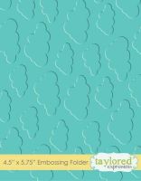 Taylored Expressions - Cloudy Days Embossing Folder  -