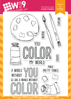 Wplus9 - Color My World Stamp Set