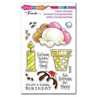 Stampendous - Fran's Pop Ice Cream Stamp Set  -