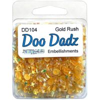 Buttons Galore Doo Dadz - Gold Rush Embellishments  -