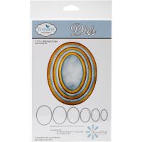 Elizabeth Craft Designs - Stitched Ovals Dies