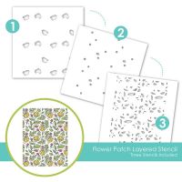 Taylored Expressions - Flower Patch Stencils