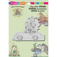 Stampendous - House Mouse Holiday Travel Stamp