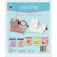 Hot Off The Press - 5 Side Step Cards & Envelopes  -