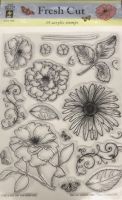 Hot Off The Press - RETIRED Fresh Cut Stamp Set