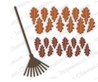 Impression Obsession - Oak Leaves and Rake Dies