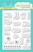 Taylored Expressions - Itty Bitty Sentiments - Holiday Stamp Set