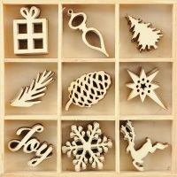 Kaisercraft - Wooden Flourish Pack - Joy