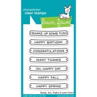 Lawn Fawn - Ready, Set, Shake Clear Stamp Set