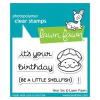 Lawn Fawn - Year Six Shellfish Stamp Set WITH DIE