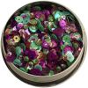 Buttons Galore & More - Lilac Lane - Violet Bloosoms Sequin  -