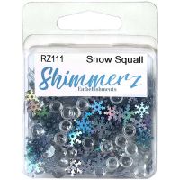 Buttons Galore & More - Snow Squal Shimmerz  -