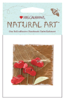 Mrs Grossman's Natural Art - Red Flowers with Leaves