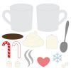 Honey Bee Stamps - Honey Cuts - Mugs and Kisses Dies