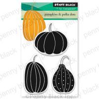 Penny Black - Pumpkins & Polka Dots Stamp Set