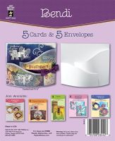 Hot Off The Press - 5 Bendi Cards and Envelopes  -