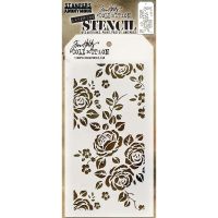 Tim Holtz Stampers Anonymous - Roses Stencil  -