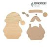 Foundations Decor - "HOME" December Santa  -