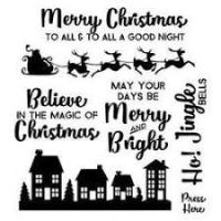 Art Gone Wild - Santa's Sleigh Clear Stamp Set